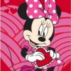Drap de plage ou drap de bain Minnie Disney en coton