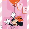 Drap de plage ou drap de bain Minnie Disney en coton