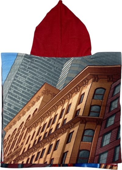 Poncho de bain Spider-Man à capuche