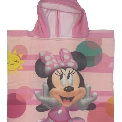 Poncho de bain Minnie Disney à capuche