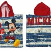 Poncho de bain Mickey Disney à capuche