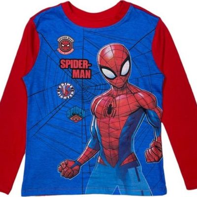 T-shirt Spiderman marvel manches Longues