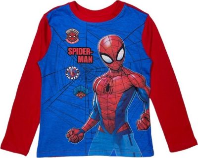 T-shirt Spiderman marvel manches Longues