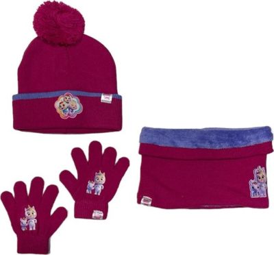 Set 3 pièces Bonnet + Snood + gants Cry Babies