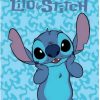 Plaid Polaire Stitch Disney