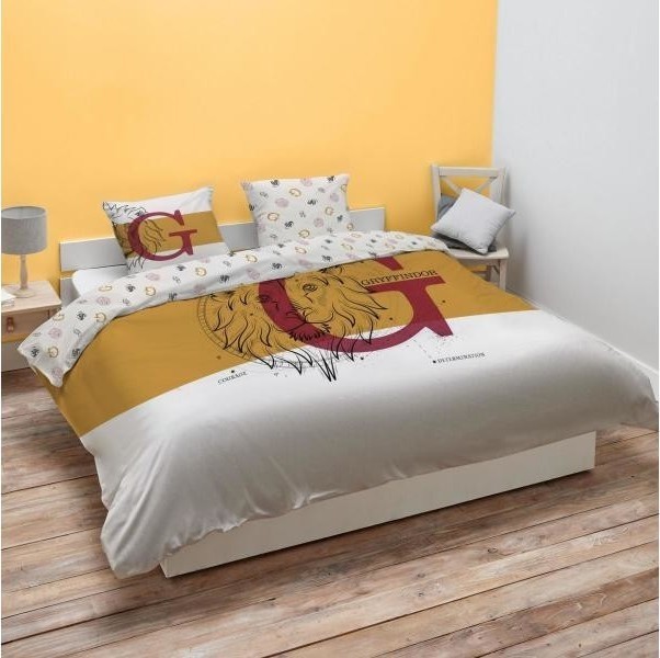 Parure housse de couette Harry Potter 240 X 220 cm en coton