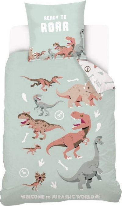 Parure Housse De Couette Jurassic World En Coton
