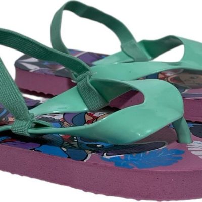Tongs Stitch Disney avec bride élastiquée