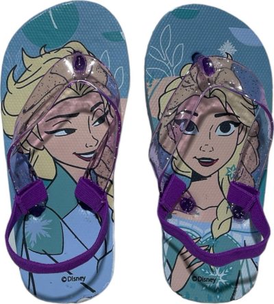 Tongs Frozen Disney avec bride élastiquée