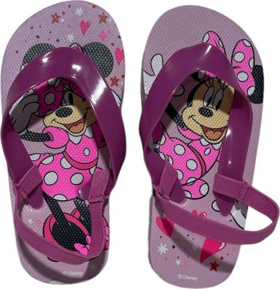 Tongs Minnie Disney avec bride élastiquée