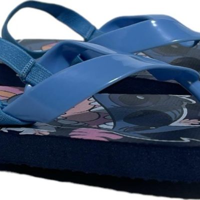 Tongs Stitch Disney avec bride élastiquée