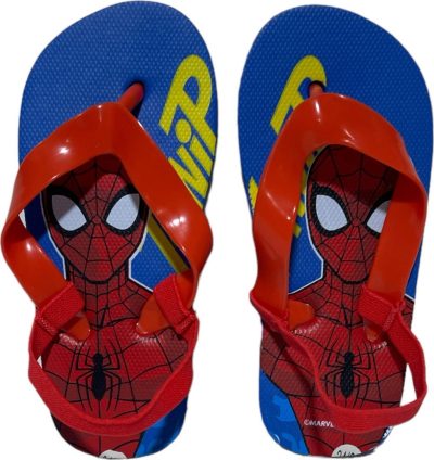 Tongs Spiderman avec bride élastiquée