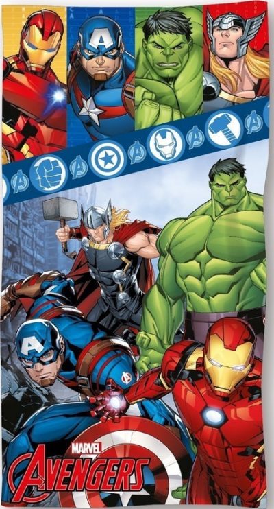 Drap De Plage Ou Serviette De Bain Avengers Marvel