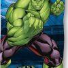 Drap de plage ou Serviette de bain Hulk Marvel