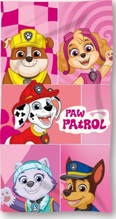 Serviette de plage ou drap de bain Paw Patrol Fille