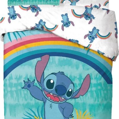 Parure housse de couette Stitch En coton