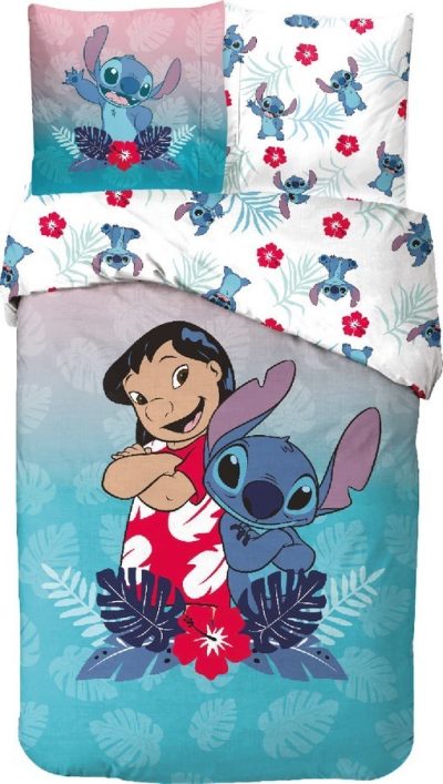 Parure housse de couette Stitch En coton