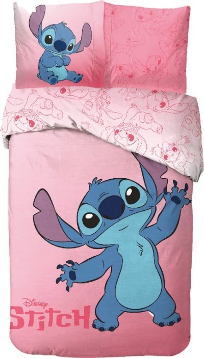 Parure housse de couette Stitch En coton