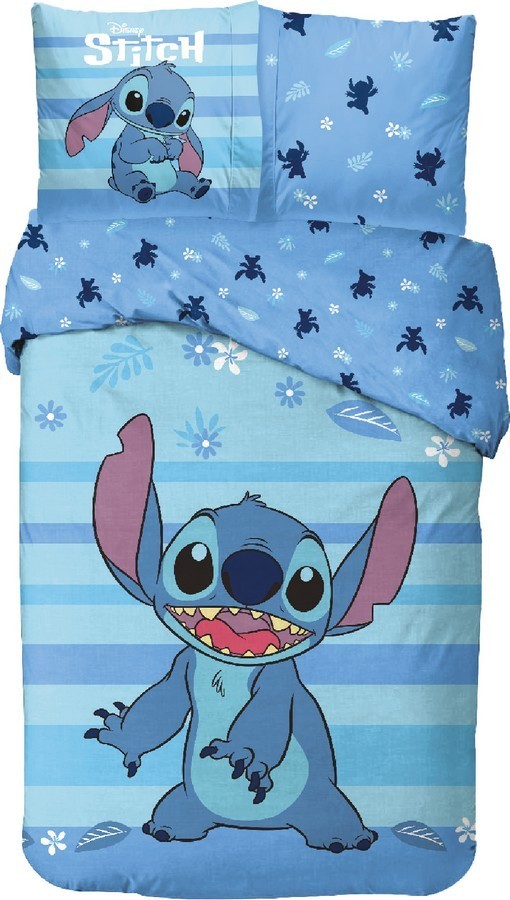 Parure housse de couette Stitch En coton