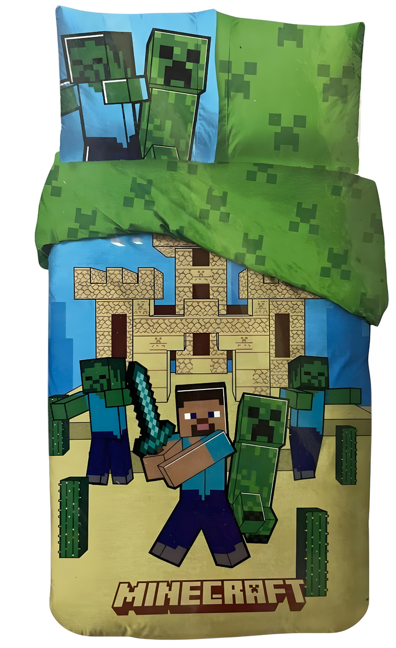 Parure housse de Minecraft En coton