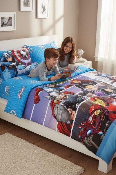 Parure housse de Avengers Marvel En coton