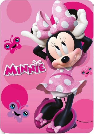 Plaid Polaire Minnie Disney
