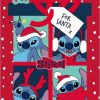 Plaid Polaire Stitch Disney