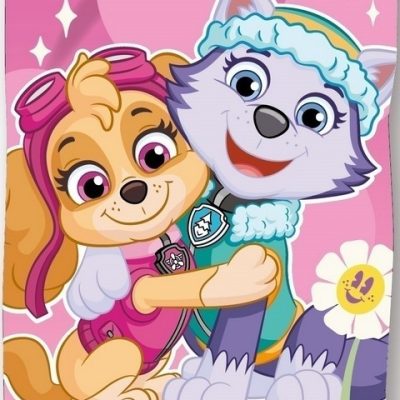 Drap de plage ou Serviette de bain Paw Patrol Rose