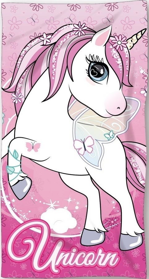 Drap de plage ou Serviette de bain Licorne