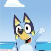 Drap de plage Bluey