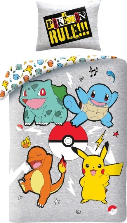 Parure de lit Pokémon - housse de couette Pokémon