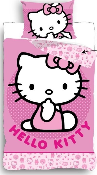 Parure de lit Hello Kitty- housse de couette Hello Kitty
