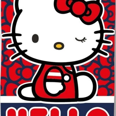 Drap de plage Hello Kitty