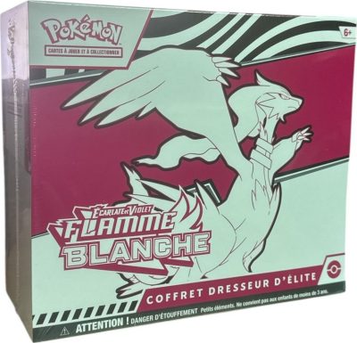Pokemon , ETB , Coffret Dresseur D Élite Flamme Blanche EV 10.5 - Officiel Fr Neuf Scellé