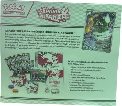 Pokemon , ETB , Coffret Dresseur D Élite Flamme Blanche EV 10.5 - Officiel Fr Neuf Scellé
