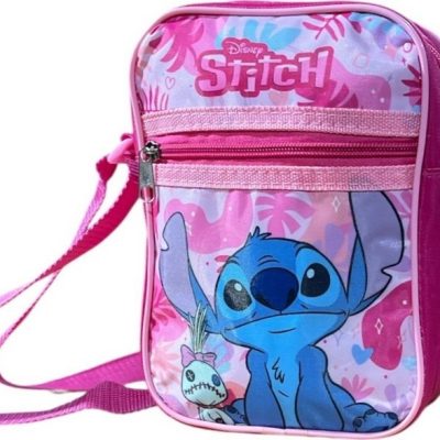 Sac Bandouilère Stitch Disney rose