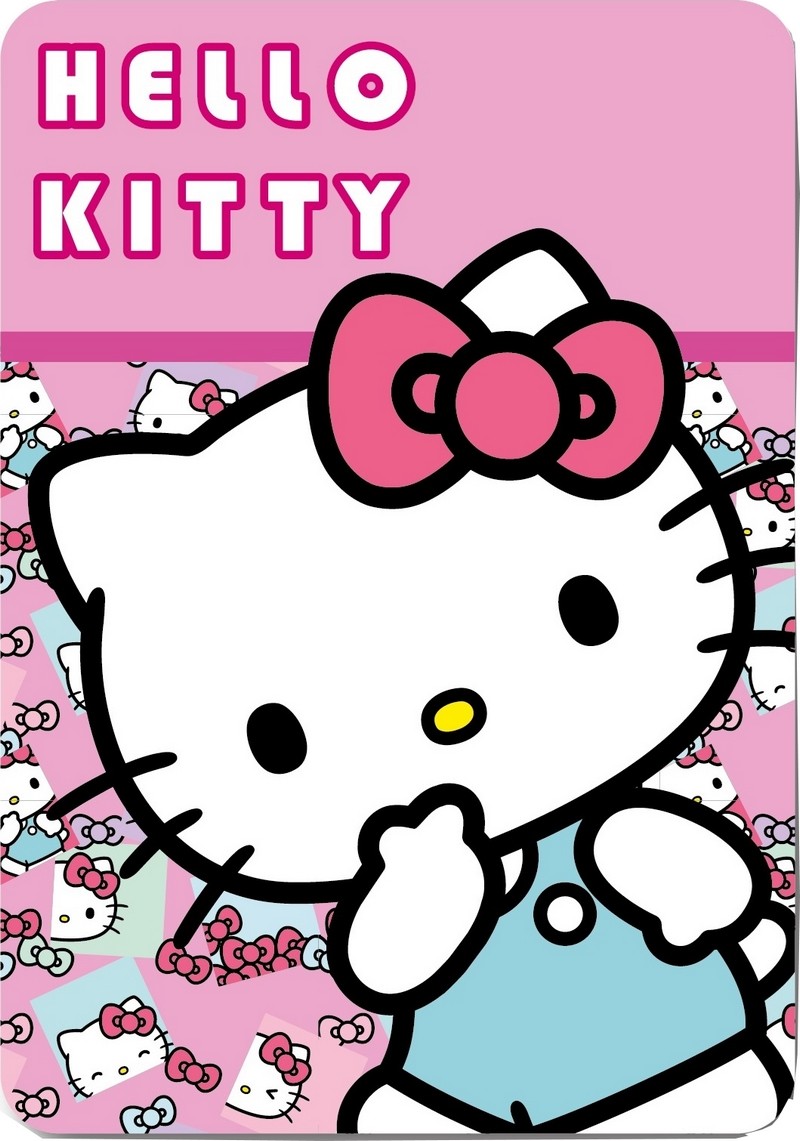 Plaid Polaire Hello kitty