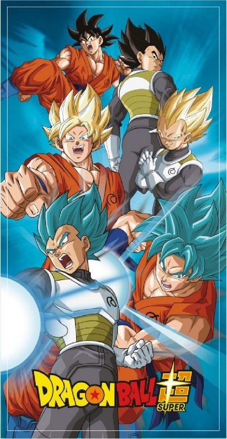 Drap de plage ou drap de bain Dragon Ball Super