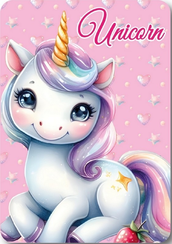 Plaid Polaire Unicorn