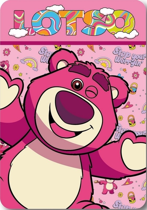 Plaid Polaire Lotso Disney
