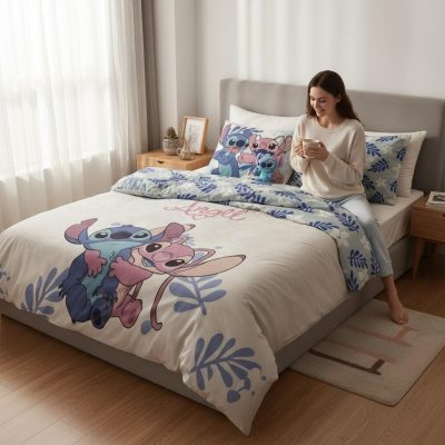 Parure de lit Stitch 2 Personnes Stitch Disney en coton