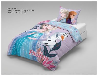 Parure housse de couette Frozen En coton