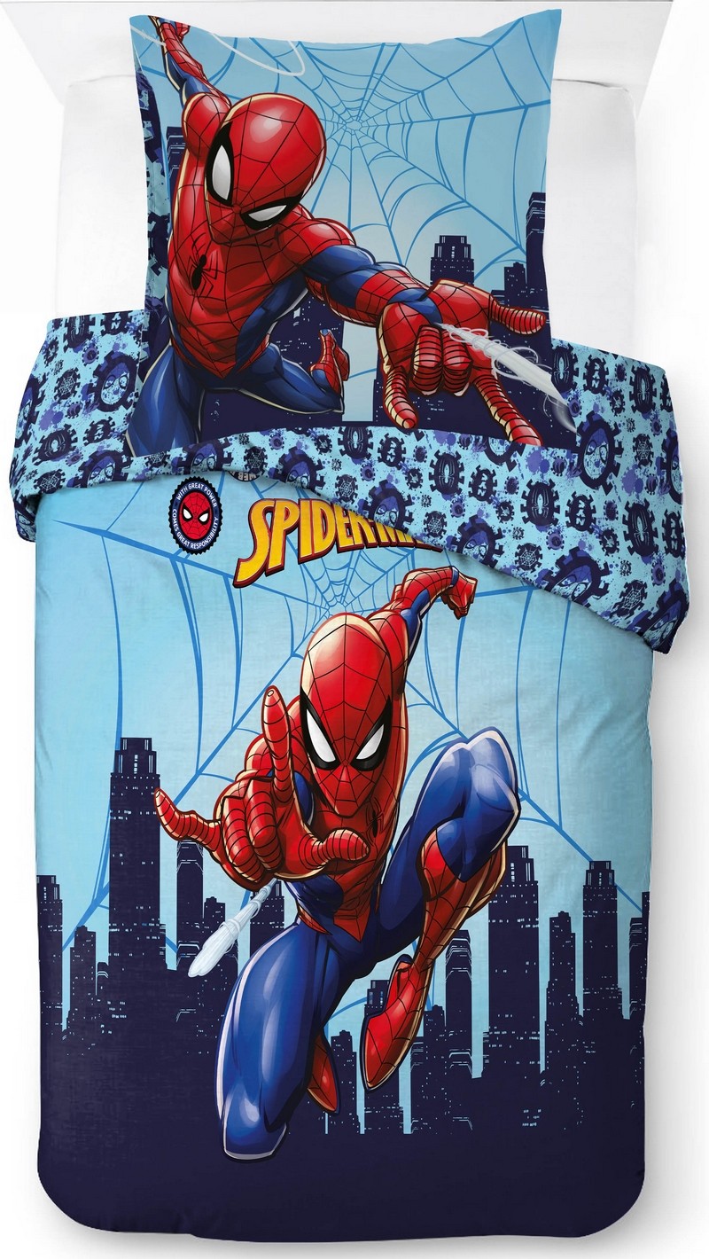 Housse de couette Spiderman en Coton
