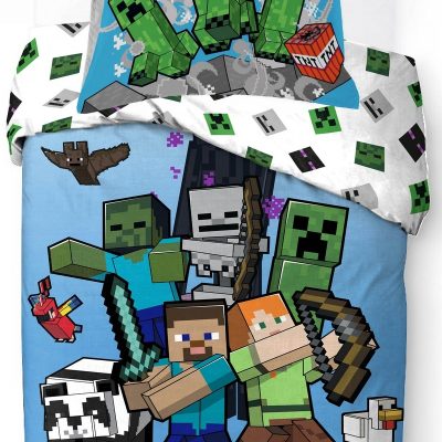 Parure de lit Minecraft - housse de couette Minecraft