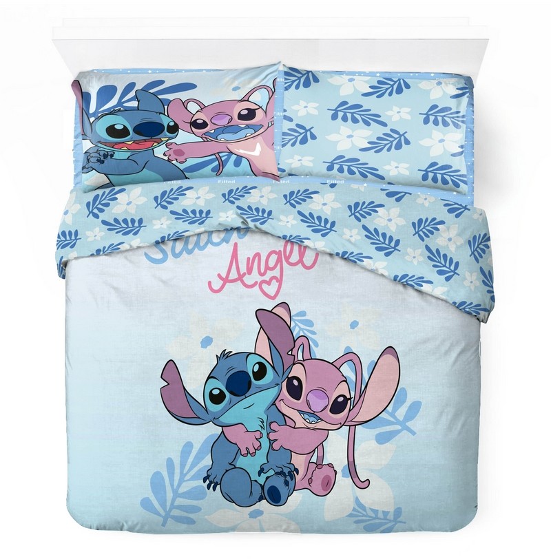Parure de lit Stitch 2 Personnes Stitch Disney en coton