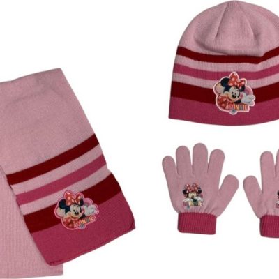 Ensemble de Bonnet Gants Echarpe Minnie