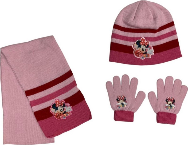 Ensemble de Bonnet Gants Echarpe Minnie