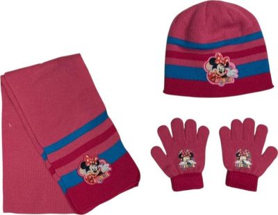 Ensemble de Bonnet Gants Echarpe Minnie