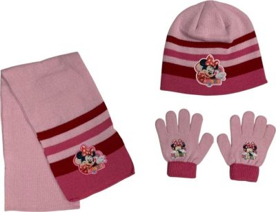 Ensemble de Bonnet Gants Echarpe Minnie
