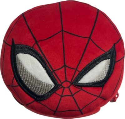 Relaxeazzz Oreiller de voyage en peluche Spiderman & masque de sommeil